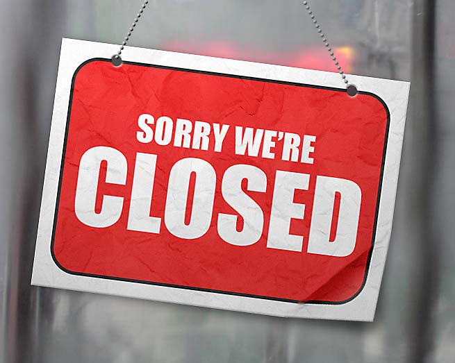 Redcliffe small business- web site store closed